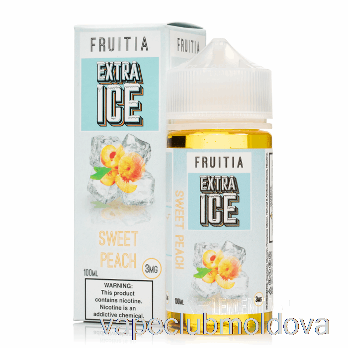 Vape Mod Piersic Dulce - Extra Gheata - Fruitia - 100ml 0mg